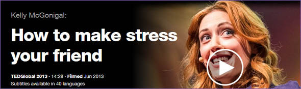 Keely McGonigal - How to make stress your friend - Logo & Link